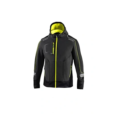 Immagine di Sparco Soft Shell Tech, Grey Yellow, XL Unisex Adulto