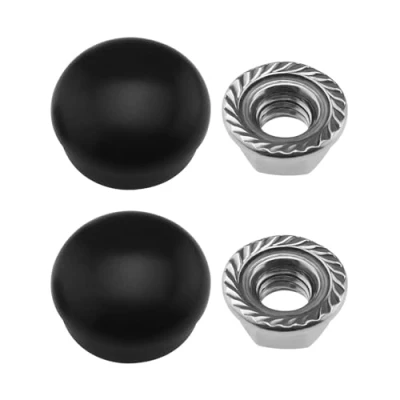 Immagine di EMSea 2 Set Di Kit Copertura Bulloni Del Braccio Tergicristallo Anteriore Parabrezza 1J0955205A/133955435/955203005 Compatibile Con VW Transporter T4 T5 T6