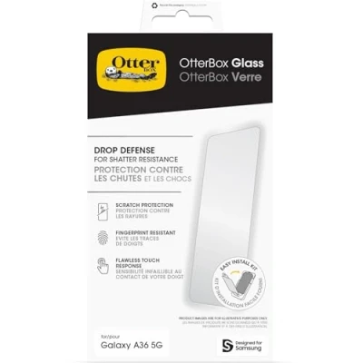 Immagine di OtterBox Screen Protector Glass (1 Pezzo/i, Samsung Galaxy A36), Pellicola protettiva smartphone, Trasparente