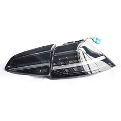 Immagine di AUTO STYLE Set di luci posteriori a LED compatibile con Volkswagen Golf VII 2012 2017 &amp; Facelift (7.5) escl. Variant Nero incl. dinamiche