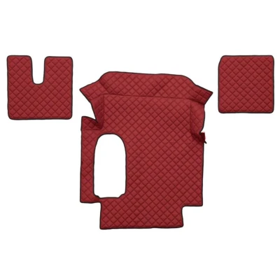 Immagine di F CORE FL21 RED Set tappetino Finta pelle anteriore 3 Rosso