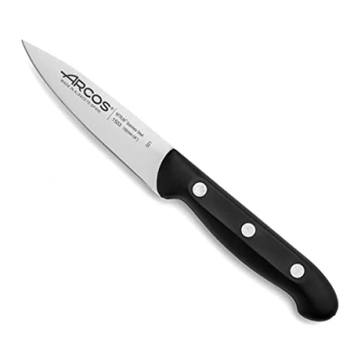 Immagine di Arcos Serie Maitre Spelucchino Coltello per sbucciare Lama Acciaio Inossidabile Nitrum 100 mm Manico Polipropilene Colore Nero