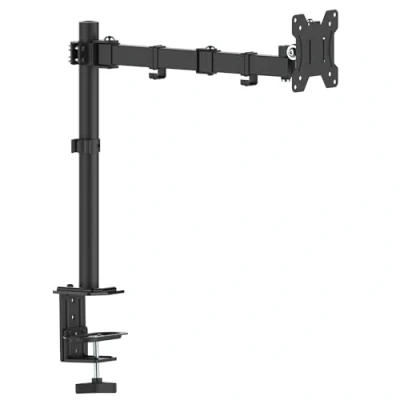 Immagine di Atlantis P022 ED203AN Supporto e Braccio per Monitor PC da 13&quot; a 32&quot;, Max 8Kg, scrivania. Altezza regolabile,braccio snodabile. Inclinaz +/ 45,Pivot 180, Rotazi Girevole 180.Vesa 75/100.