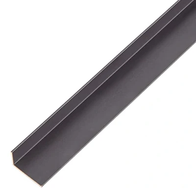 Immagine di Alberts 489311 Profilo angolare Alluminio, anodizzato nero 1000 x 20 10 mm