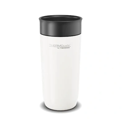 Immagine di TC DAILY DRINKING MUG 0,36l, white, bicchiere termico in acciaio inox, 6 ore di caldo / 12 freddo, assolutamente a prova perdite, per l&#039;università, l&#039;ufficio, by THERMOS