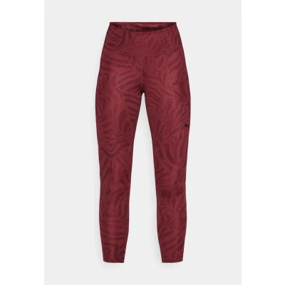 Immagine di Puma Essential Stripe Leggings, Donna, Taglia: Large, Ruby shimmer