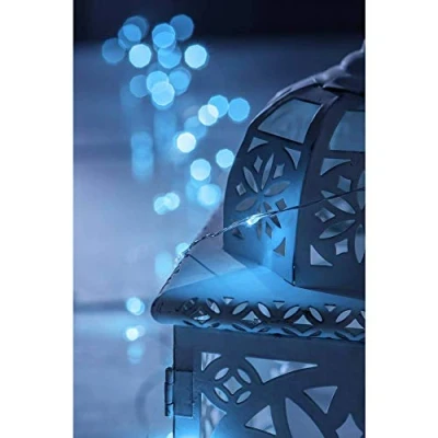 Immagine di Konstsmide 6330 590 Micro catena luminosa interno rete elettrica Numero di lampadine 50 LED (monocolore) RGB Lunghezza illuminata: 4.9 m