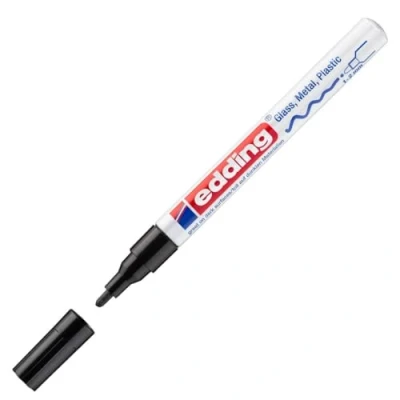 Immagine di Edding 4 751 9 001 E Marcatore a vernice Nero 1 mm, 2 mm N/A