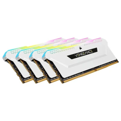 Immagine di Corsair VENGEANCE RGB PRO SL 32GB (4x8GB) DDR4 3600 (PC4 28800) C18 1.35V Bianco