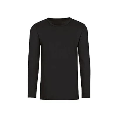 Immagine di Trigema Mädchen Langarm Shirt, Maglia a maniche lunghe Bambina, Nero (schwarz 008), 11 anni (Taglia Produttore: 152)