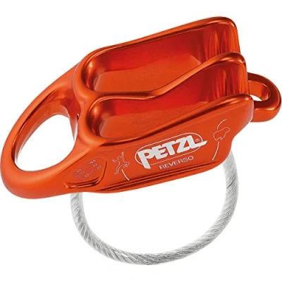 Immagine di PETZL Assicuratore REVERSO Unisex, Rosso, Taglia Unica