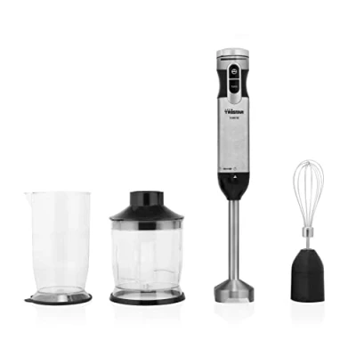 Immagine di Tristar MX 4829 Frullatore ad immersione 1000 W con misurino, regolatore di velocità, Funzione turbo acciaio inox, Nero