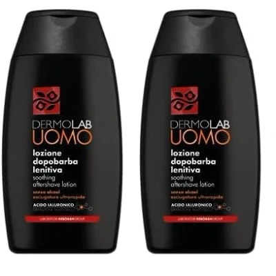 Immagine di Dermolab Uomo Lozione Dopobarba Lenitiva e Rinfrescante, per Tutti i Tipi di Pelle, Effetto Emolliente Previene gli Arrossamenti Idrata il Viso, Dermatologicamente Testato, 120 ml
