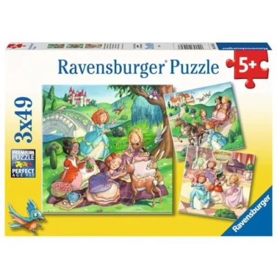 Immagine di Ravensburger Animali, Piccole Principessine, 3x49 Pezzi, Puzzle per Bambini, età Consigliata 5+, Multicolore, 05564 7