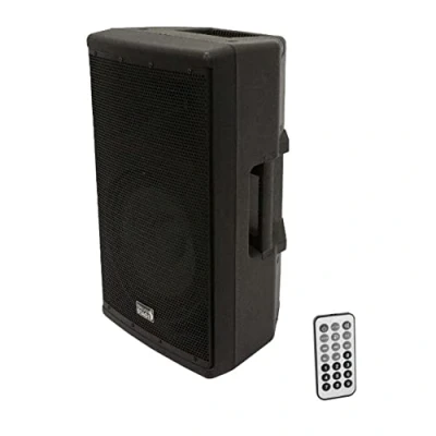 Immagine di Italian Stage IS X215AUB Diffusore audio cassa attiva da 15&quot; e 800w di picco con modulo Bluetooth multiplayer + telecomando, Nero