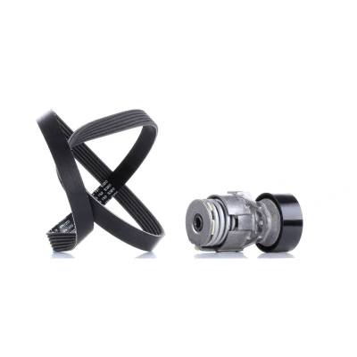 Immagine di INA 529 0009 10 Kit cinghie Poly V Controllare corsa libera generatore ed ev. sostituire RENAULT: Kangoo I Express, Clio 4, MEGANE 3 mister auto,