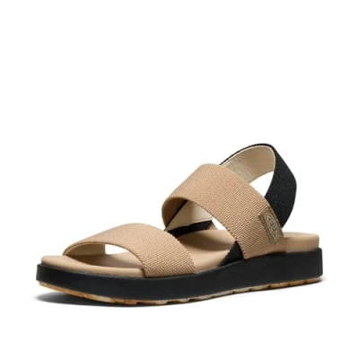 Immagine di KEEN Elle Backstrap, Sandali con chiusura sul retro Donna, Cornstalk Nero, 41 EU