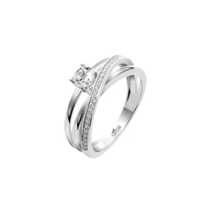 Immagine di LOTUS SILVER Anello LP3732 3/112 Pure Essential Argento Zirconi incastonati Donna, 12, Argento, Zirconia cubica