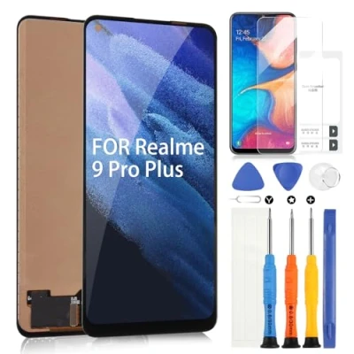 Immagine di ARSSLY per Oppo Realme 9 PRO+ LCD Display, PRO Plus RMX3392 RMX3393 Schermo Touchscreen Digitazer Assembly Sostituzione con Riparazione Kit