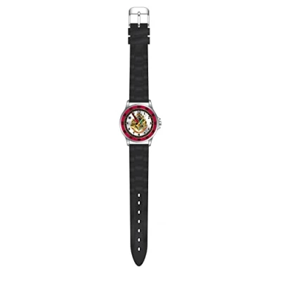 Immagine di Accutime, orologio da polso, per bambini di Harry Potter (nero), analogico polso con lancette etichettate, Nero, (Orologio analogico, 30 mm)