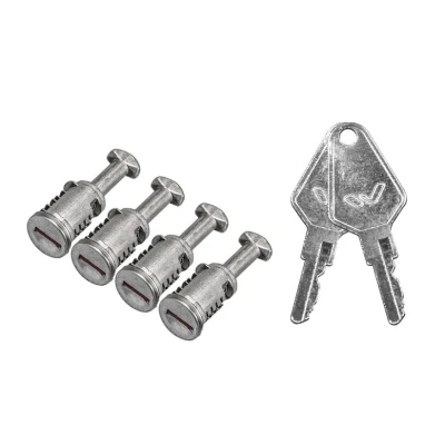 Immagine di Menabò 000084800000 Set di serrature per corrimano Tiger, Argento