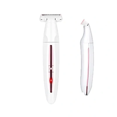 Immagine di Rasoio elettrico da donna Macchina per la Depilazione dei peli pubici Coltello rifinire indolore ricaricabile bikini bagnata e secca viso Gambe Ascella
