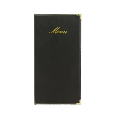 Immagine di SECURIT Porta Menu Linea Classic Per Caffè, Ristoranti, Bar, Formato A45 1 Doppio Inserto Incluso Colore Nero