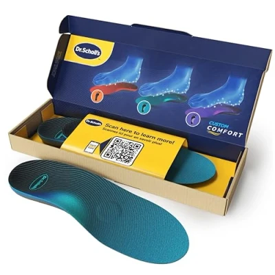 Immagine di Dr. Scholl&#039;s® Custom Fit® Orthotics Inserti a lunghezza intera, CF 610, personalizzati per piede e arco, sollievo immediato dal dolore tutto il giorno, parte bassa della schiena, ginocchia,