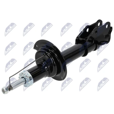 Immagine di NTY A MZ 025 Ammortizzatore Assale anteriore Sx pressione del gas doppio tubo tipo McPherson Spina superiore, Collare inferiore