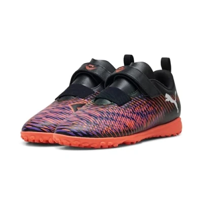 Immagine di Puma Future 8 PLAY IT JR Unisex Scarpe da calcetto per bambini, Taglia: 34.5, Black/white/glowing red Sintetico