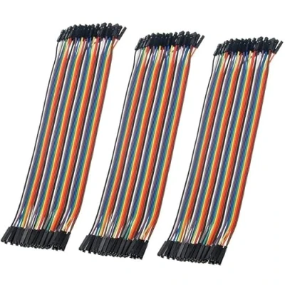 Immagine di Aihasd 120P 20CM 1P 40 Pin cavetti Jumper da Femmina a per Cavo Test Circuito Breadboard