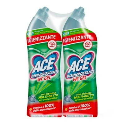Immagine di ACE WC GEL Multigetto Disincrostante, 2 Confezioni da 700ml