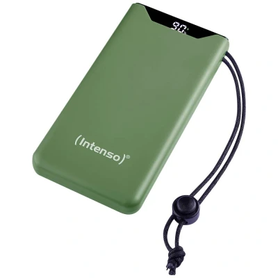 Immagine di Intenso F10000 Power bank 10000 mAh Ricarica rapida, Consegna di potenza LiPo USB A, C® Verde Indicazione stato