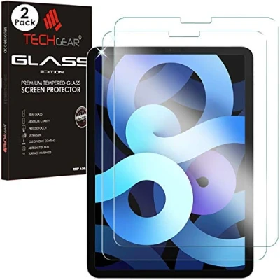 Immagine di TECHGEAR [2 Pezzi] Vetro Temperato per iPad Air 5 2022 / 4 Pellicola Protettiva [Durezza 9H] [Resistente ai Graffi] 10.9&quot; (5/4 Generazione), PRO 11