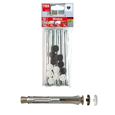 Immagine di TOX Tassello per Telaio Metallo Window 10x202 mm, 6 pz, 027601181