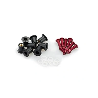 Immagine di Puig 0957R Kit di viti, colore: Rosso