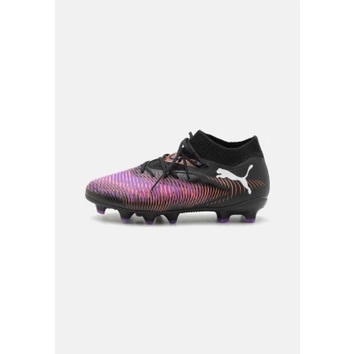 Immagine di Puma Future 8 PRO FG/AG Unisex Scarpe da calcetto con tacchetti per bambini, Taglia: 37, Black/white/glowing red Sintetico / tessuto