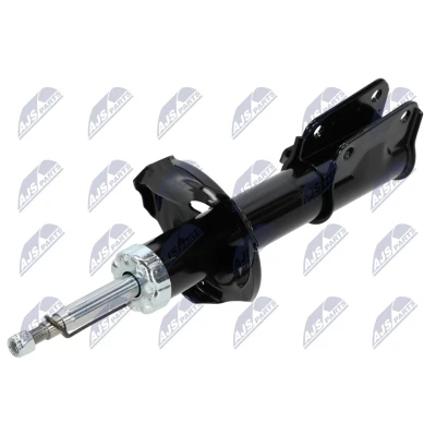 Immagine di NTY A DA 003 Ammortizzatore Assale anteriore Sx pressione del gas doppio tubo tipo McPherson Spina superiore, Collare inferiore