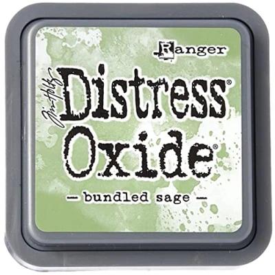 Immagine di Ranger Tim Holtz Distress Oxide Ink Pad Bundled Sage, Materiale Sintetico, Verde, 7.5 x 1.9 cm