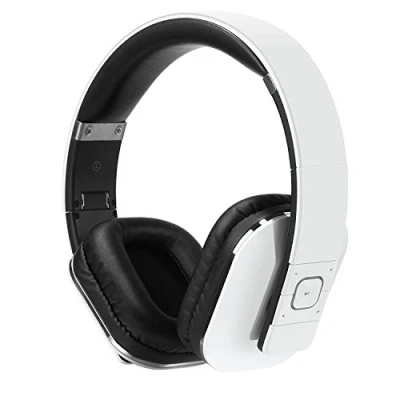 Immagine di August EP650, Cuffie Bluetooth Senza Fili v4.2, Auricolare Wireless con NFC aptX, Autonomia da 15h, Headphones Funzione Multipoint, Bianco