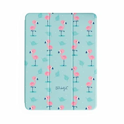 Immagine di Mr Wonderful Wondee Custodia per iPad 10,2 pollici di Apple con magnete compatibile Smartkeyboard Marca fenicotteri