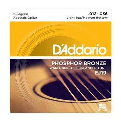 Immagine di D&#039;Addario Corde Chitarra Acustica per EJ19 Set EJ Phosphor BRZ RND WND, 12 56