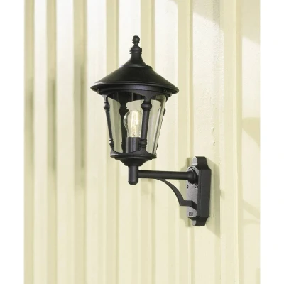 Immagine di Konstsmide Virgo Up 571 750 Lampada da parete per esterno a risparmio energetico, LED (monocolore) E27 100 W Nero