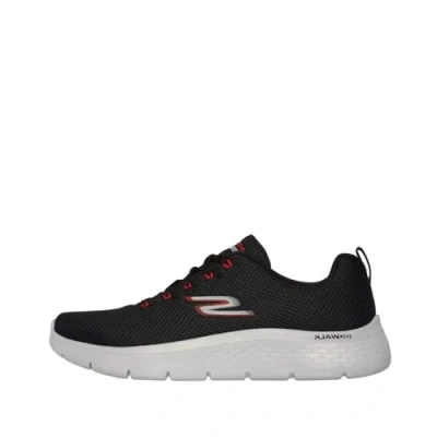 Immagine di Skechers Go Walk Flex, Scarpe da Ginnastica Uomo, Tessile Nero E Rosso, 43 EU
