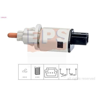 Immagine di EPS 1.810.275 Interruttore luce freno meccanico Made in Italy OE Equivalent RENAULT: SCENIC 3