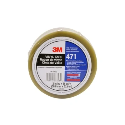 Immagine di 3M 471F 471T5033 Nastro adesivo in PVC Trasparente (L x L) 33 m 50 mm 1 pz.