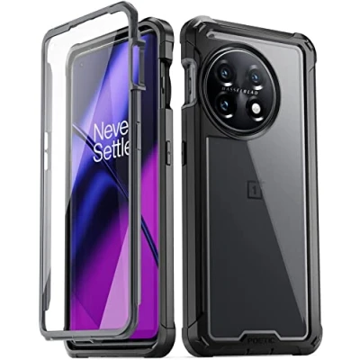 Immagine di Poetic Guardian custodia compatibile con OnePlus 11 5G 6,7 pollici [test di caduta grado Mil Grade m, ibrida integrale antiurto protettiva robusta trasparente pellicola