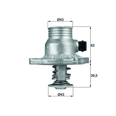 Immagine di MAHLE ORIGINAL TM 11 105 Termostato motore con guarnizione BMW: 5 Sedan, Touring, 7