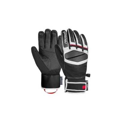 Immagine di Reusch Mastery Handschuhe, Guanti da Uomo, 7745 Nero/Bianco/Rosso Fuoco, 10