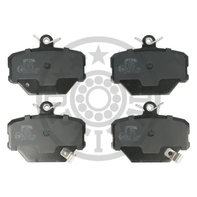 Immagine di OPTIMAL BP 10329 Kit pastiglie freno Assale anteriore con segnalatore acustico usura SMART: Fortwo II Coupe, City I Coupe